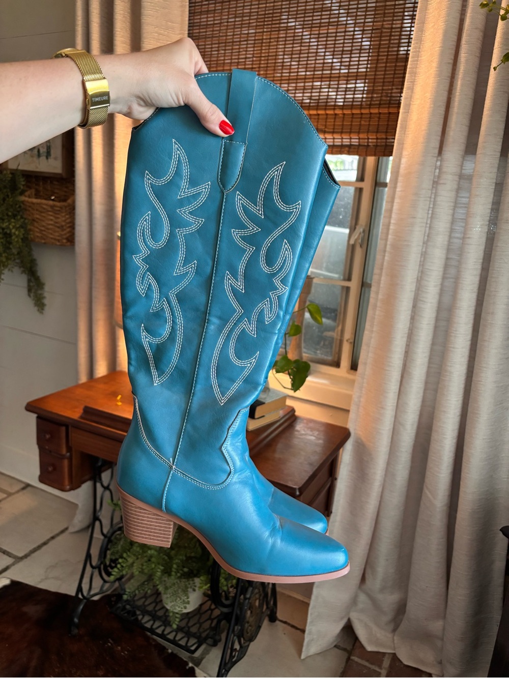 Blue Cowgirl Boots
